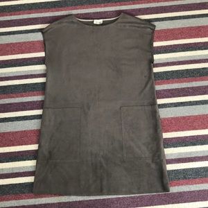 Aritzia Wilfred Free Dress: faux suede